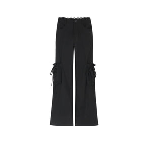Lace-Trimmed Summer Pants