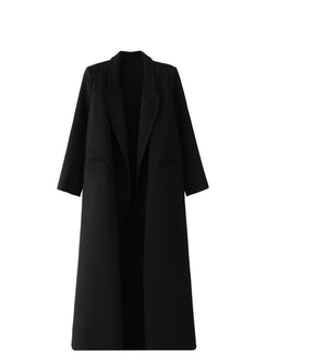 Lace-Up Wool Coat