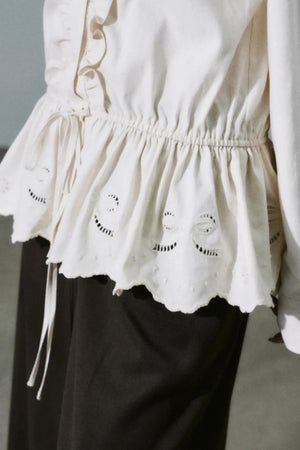 Laser Cut Tencel Shirt
