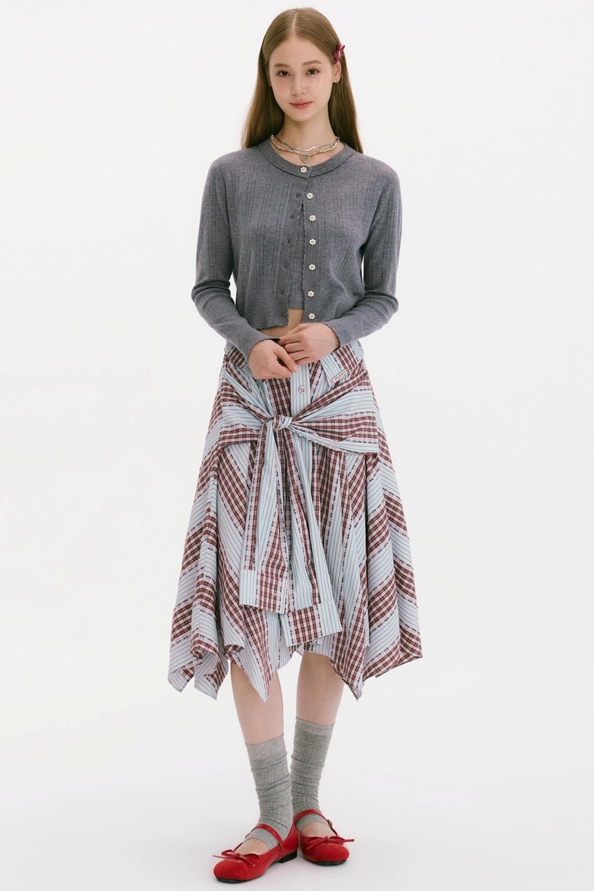 Late Summer Rhapsody Strap Skirt