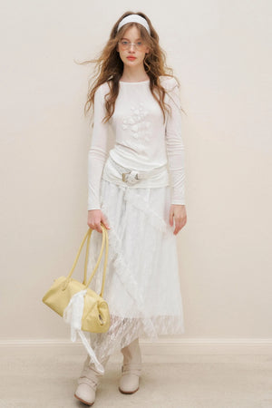 Lattice Loungewear Top