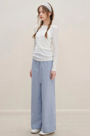 Lattice Loungewear Top