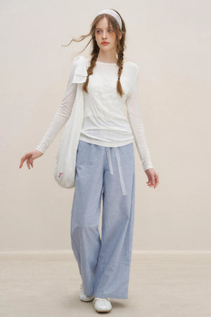 Lattice Loungewear Top