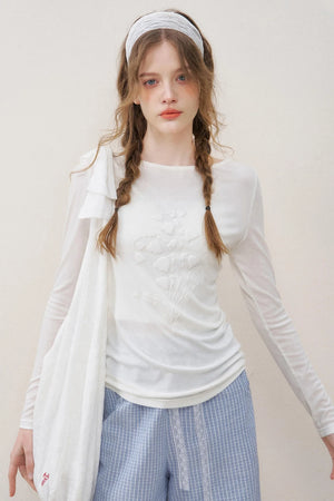 Lattice Loungewear Top