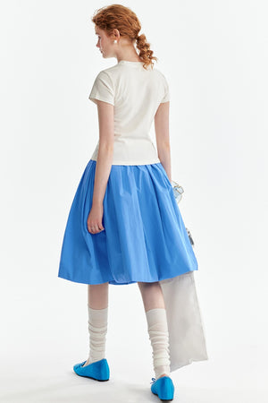 Layered Bloomers T-Shirt-Skirt Set-Up