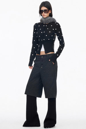 Layered Draped Bootcut Pants