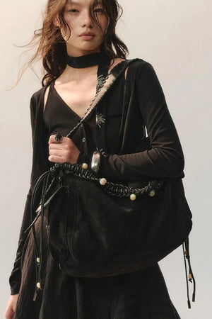 Layered Embroidered Knit Top