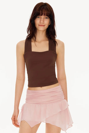 Layered Halter Neck Top