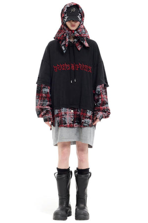 Layered Hooded T-shirt