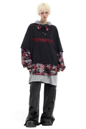 Layered Hooded T-shirt