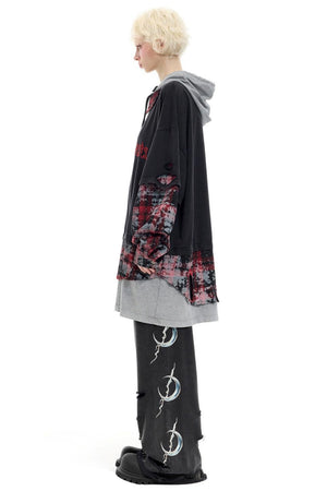 Layered Hooded T-shirt
