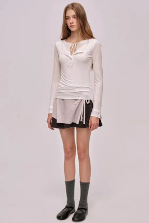 Layered Lace Patchwork Top
