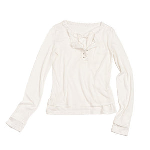 Layered Lace Patchwork Top