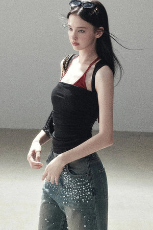 Layered-Look Halter Top