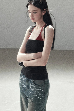 Layered-Look Halter Top