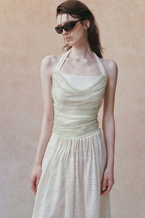 Layered-Look Halter Top
