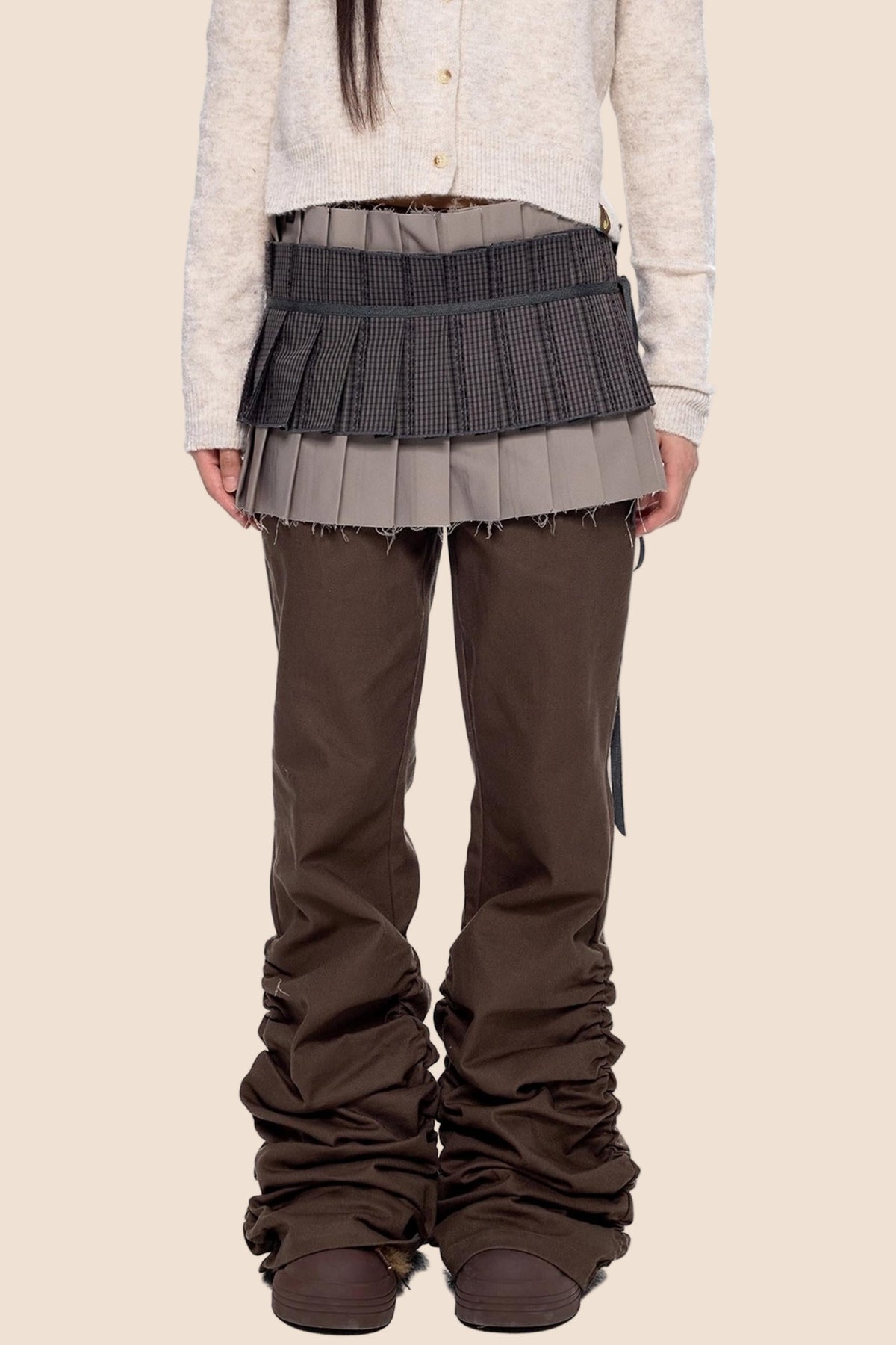 Layered Patchwork Skirt