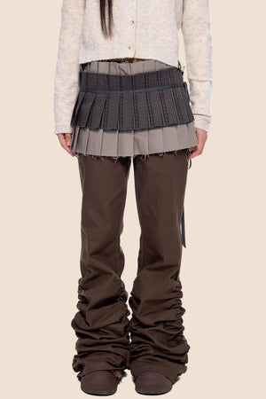 Layered Patchwork Skirt