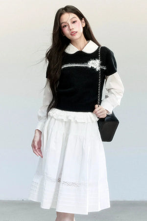 Lazy Blossom Knit Top