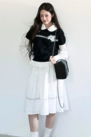 Lazy Blossom Knit Top