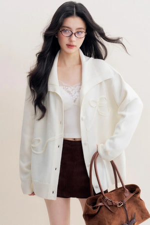 Lazy Sheep Wool Knit Cardigan