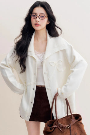 Lazy Sheep Wool Knit Cardigan