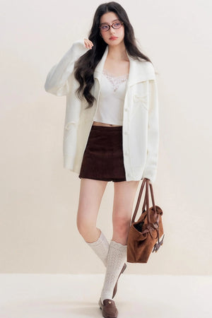 Lazy Sheep Wool Knit Cardigan