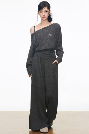 Lazy Style Korean Waist Suit Set-Up