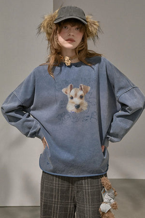 Lazy Vintage Style Pullover Top