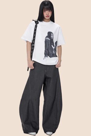 Lazy Wide-Leg Jeans