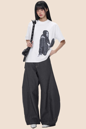 Lazy Wide-Leg Jeans