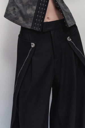 Lazy Wind Wide-leg Pants