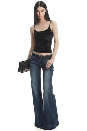 Leopard Print Velvet Camisole