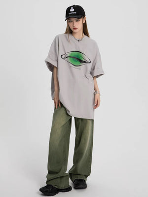 Lettry gradient denim