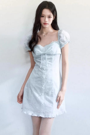 Light Blue Lace Dress