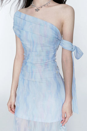 Light Blue Summer Romance Dress