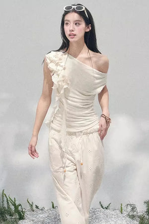 Light Whisper Ruffled Blouse