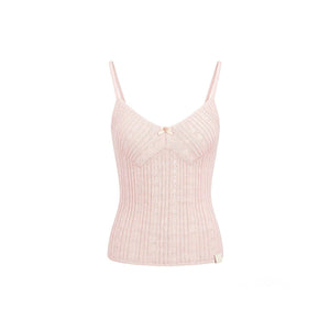 Lightweight Knit Vest Cardigan Set-Up