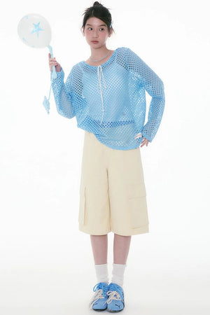 Lightweight Lace Long Sleeve Top
