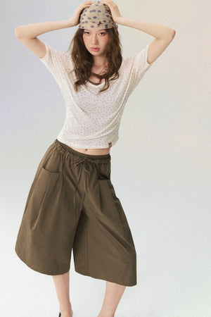 Lightweight Layered Mid-Sleeve T-Shirt