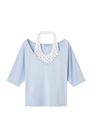 Lightweight Layered Mid-Sleeve T-Shirt