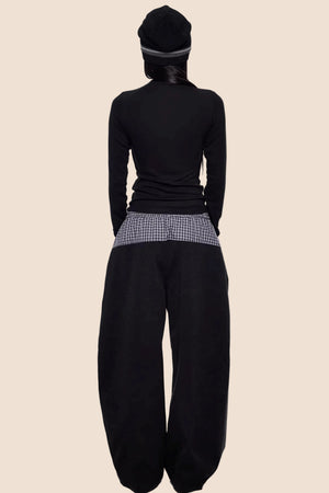 Lightweight Pleated Long-Sleeve T-Shirt