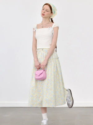 Lilia Garden Floral Skirt