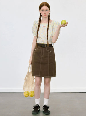 Lilia Garden Puff Sleeve Top
