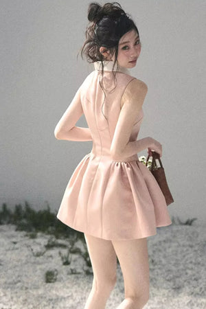 Lilian Ball Puff Sleeve Dress