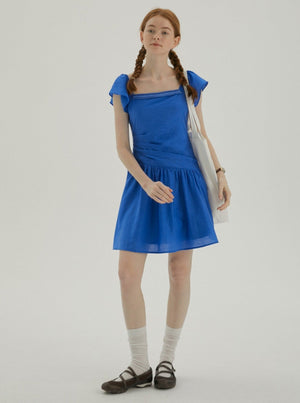 Linen Recycled Pleated Dress
