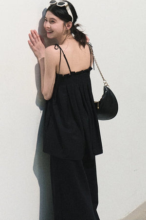 Linen Tie-Up Camisole
