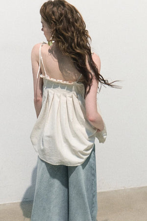 Linen Tie-Up Camisole