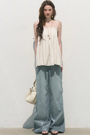 Linen Tie-Up Camisole