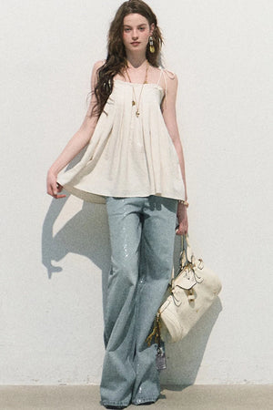 Linen Tie-Up Camisole